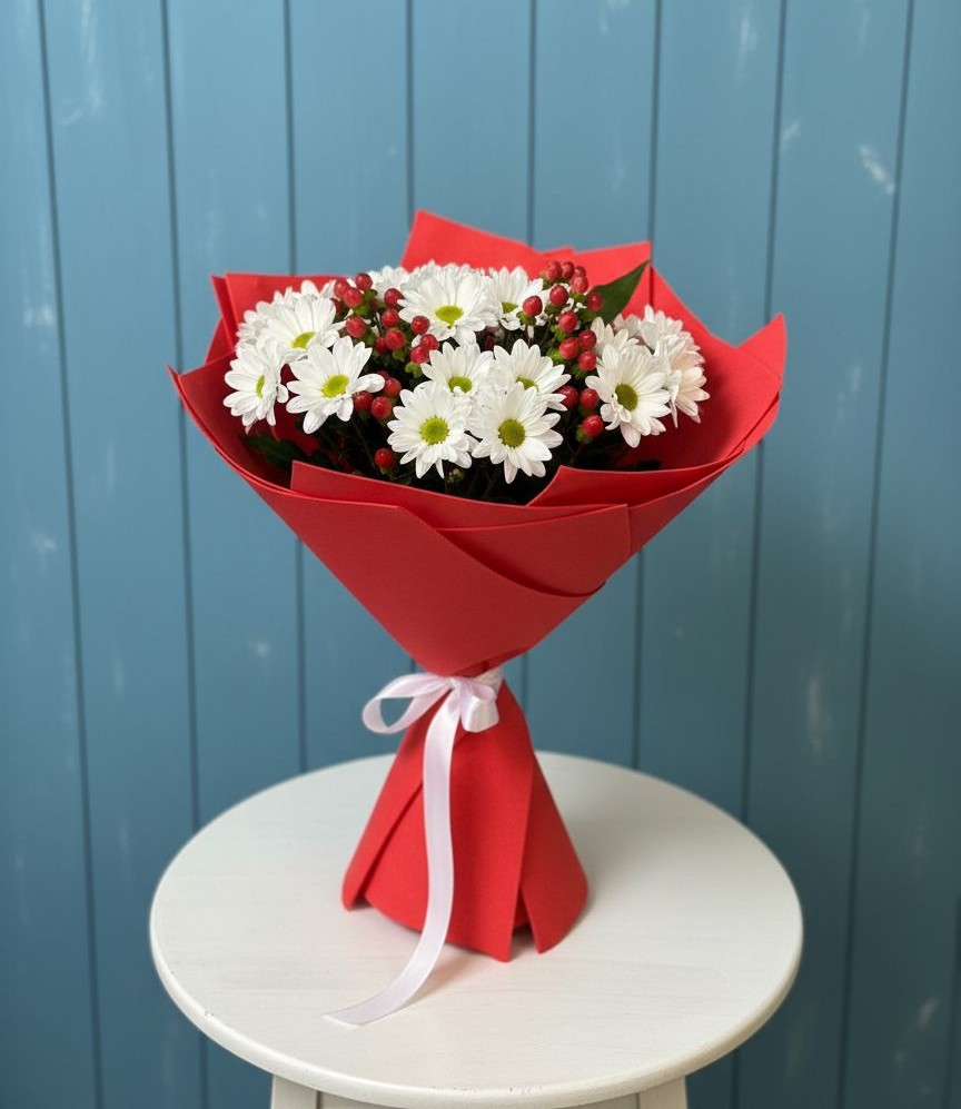 Букет цветов из: Хризантемы в Ленинском