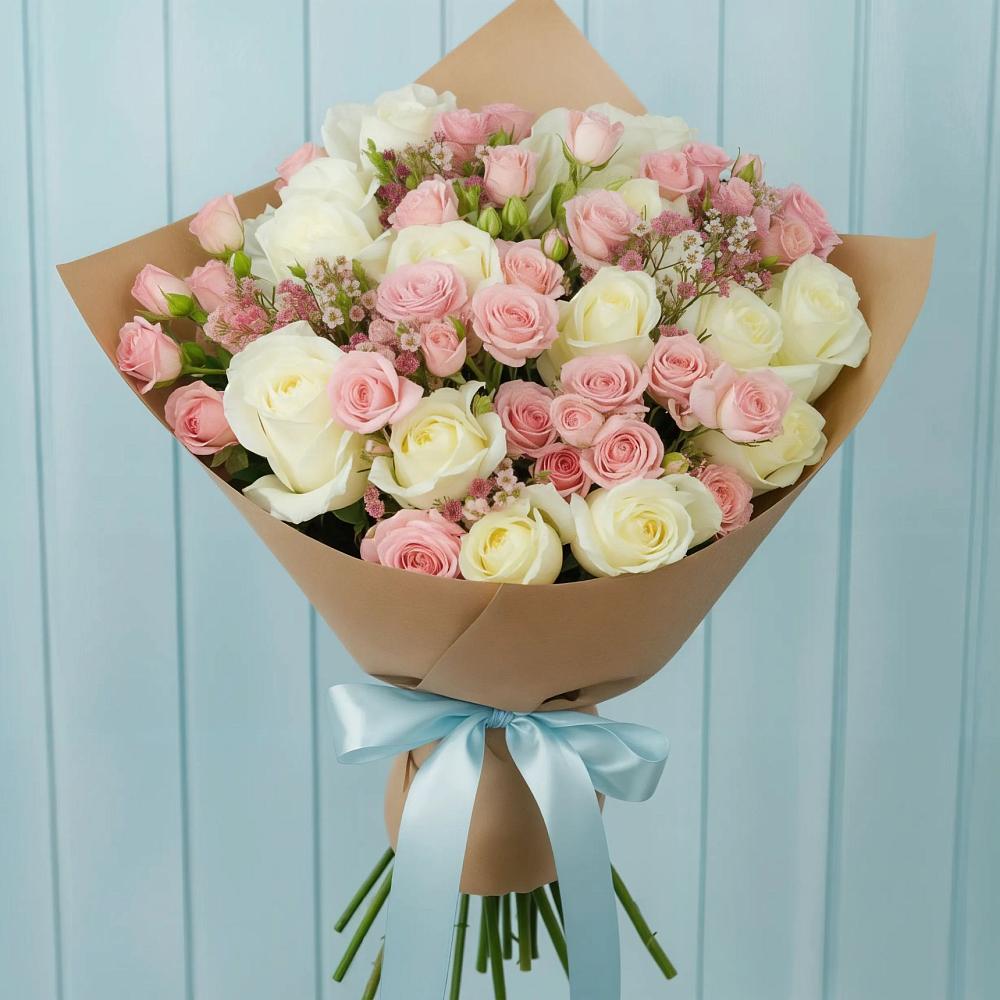 Букет цветов из: Розы в Ленинском