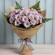 Букет цветов из:  Хризантемы #REPLACE_PRED# Ленинском