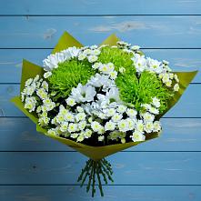 Букет цветов из:  Хризантемы #REPLACE_PRED# Ленинском