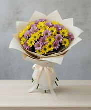 Букет цветов из:  Хризантемы #REPLACE_PRED# Ленинском