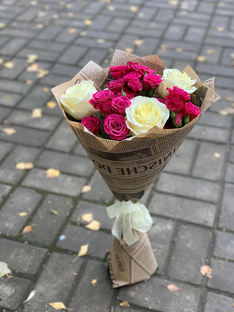 Букет цветов из: Розы в Ленинском