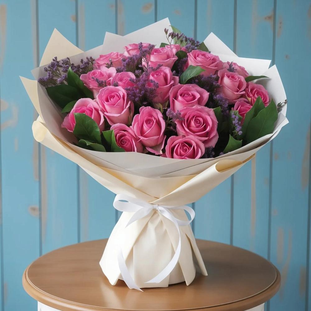 Букет цветов из: Розы в Ленинском