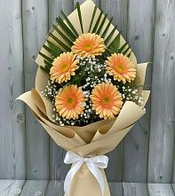 Букет цветов из:  Герберы в Ленинском