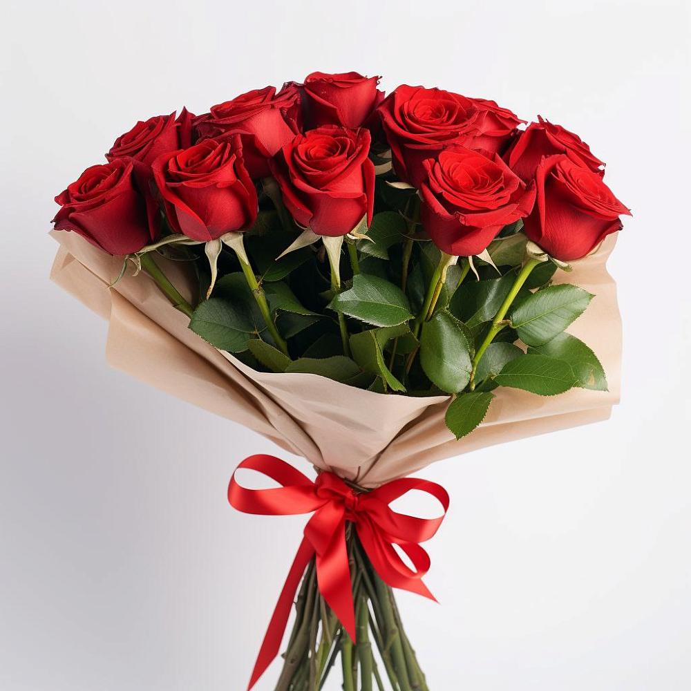 Букет 11 Красных роз Эдлесс Лав в Ленинском